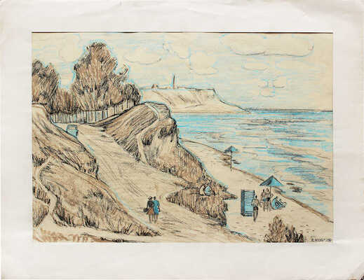 Мухар Вера Михайловна. Одесса. Дача Ковалевского. Из серии «На отдыхе»